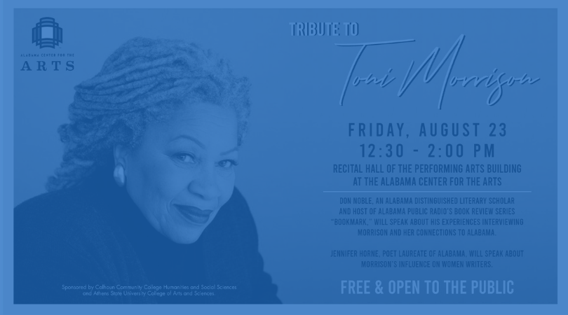 Tribute to Toni Morrison at Alabama Center for the Arts