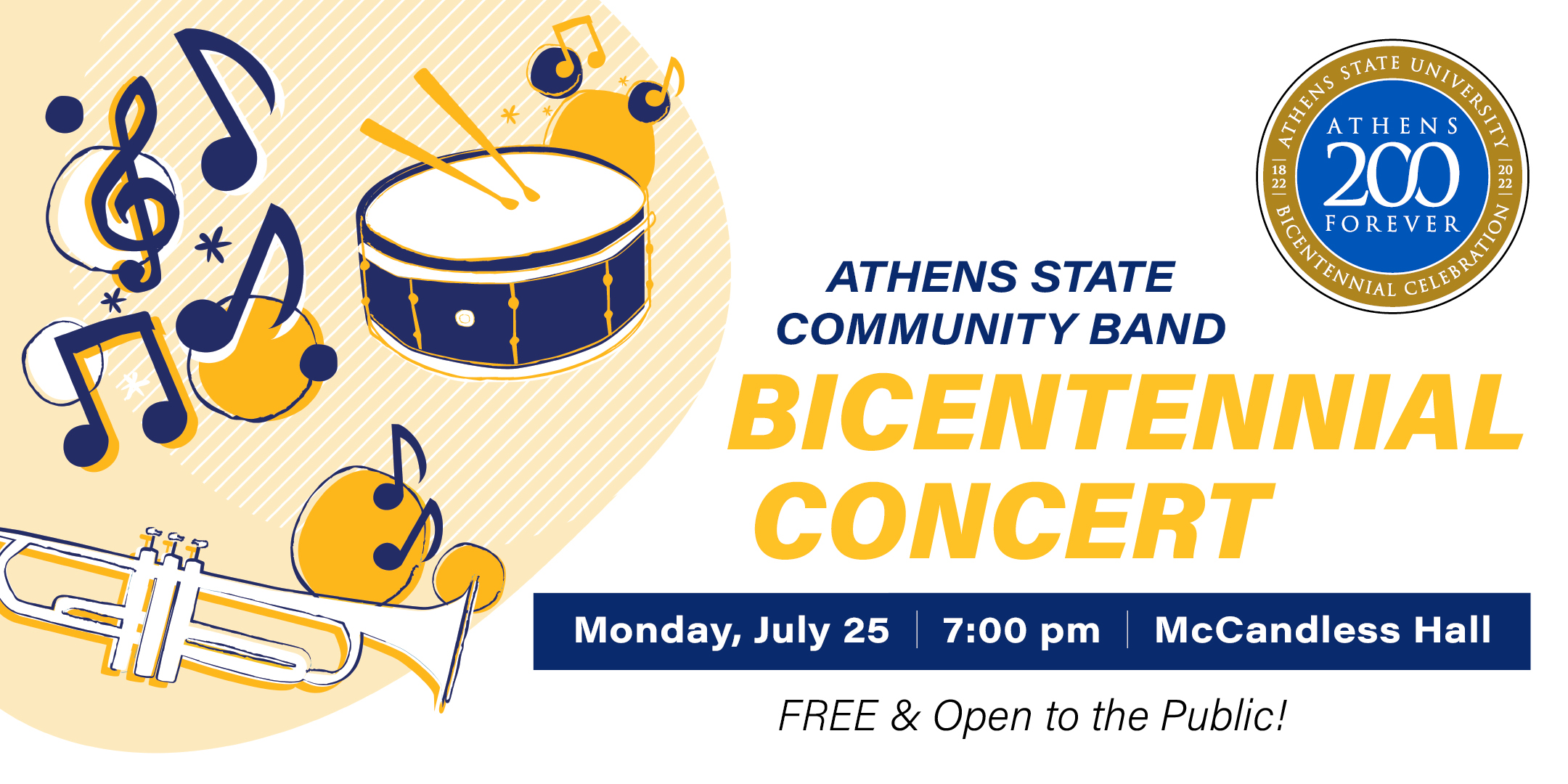 Athens State Community Band Flyer
